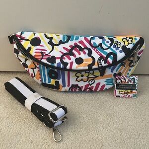 BRIGHTON Multicolor Graffiti  Crossbody Belt Bag
